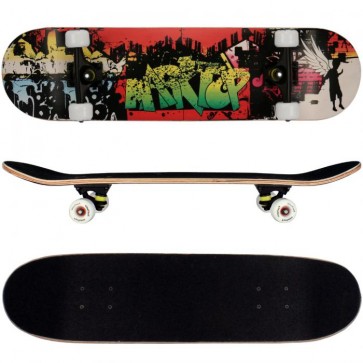 FunTomia® Skateboard mit 9 Schichten Ahornholz & 92A Rollen