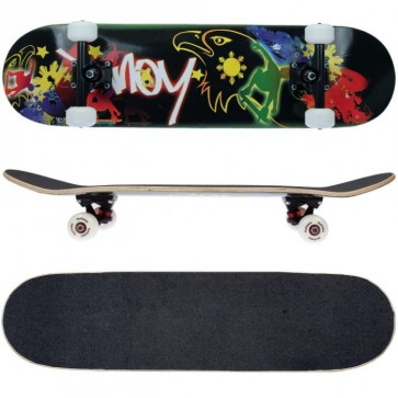 Skateboard mit ABEC-9 Kugellager / Design in Adlerkopf.