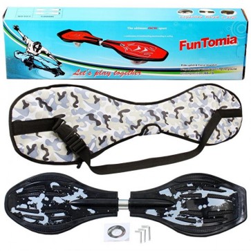 Das Waveboard wird inkl. Tasche, CD und Werkzeug geliefert
