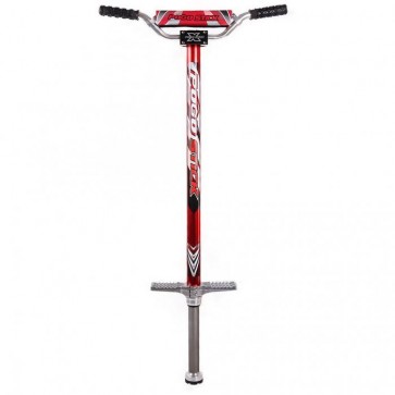 FunTomia® Pogo Stick Gr.XL ROT für 60-110 kg Hüpf Stange Sprungstange Jumper Stockhüpfen 