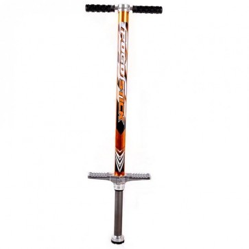 FunTomia® Pogo Stick Gr.L orange für 50-90 kg Hüpf Stange Sprungstange Jumper Stockhüpfen 