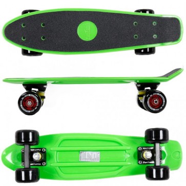FunTomia® Mini-Board Grün mit Big Wheel Rollen und ABEC11 Kugellager 