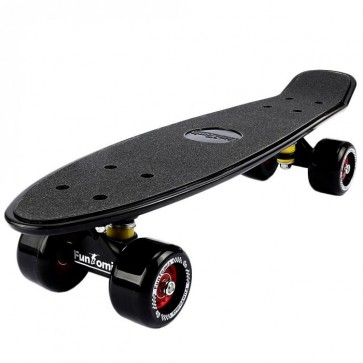 FunTomia® Mini-Board Schwarz mit Big Wheel Rollen und ABEC11 Kugellager (B-Ware)