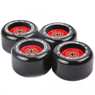 4x FunTomia® Big Wheels Rollen 70x42mm 82A für Mini-Board/Skateboard inkl. Mach1® Kugellager