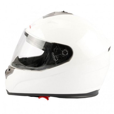Mach1® Integralhelm mit Spoiler in der Größe XS bis XXL in Weiß-glänzend mit silber
