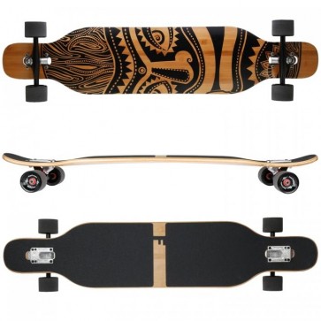 FunTomia Longboard Bambus/Ahorn - Design Hawaii Flex 3