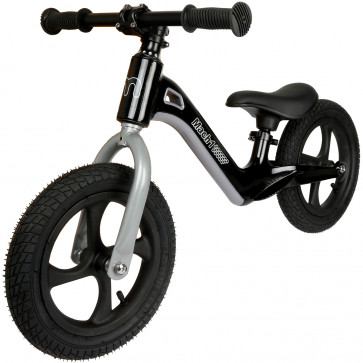 Mach1 Laufrad Lernrad Fahrrad in schwarz + höhenverstellbar ohne Stützräder
