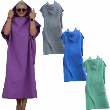 1 Stück Surfponcho aus Mikrofaser 125x80 cm (lila)