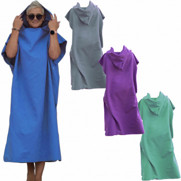 1 Stück Surfponcho aus Mikrofaser 125x80 cm (blau)
