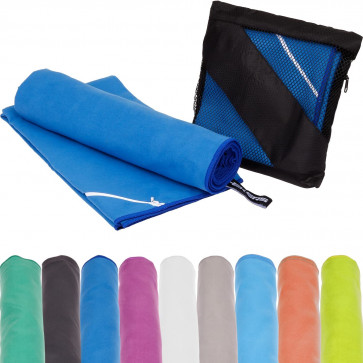 1 Stück Mikrofaser Sport Handtuch 90x180cm (dunkel-blau)