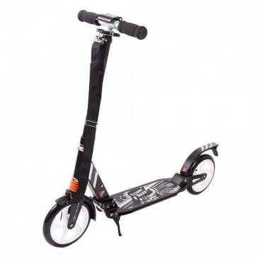 FunTomia Kick Scooter ALU City Roller Big Wheel 200mm mit ABEC-11 Kugellager klappbar 