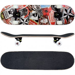 Skateboard mit ABEC-9 Kugellager / Design in Satellite 