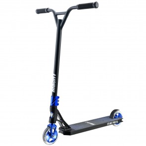 Mach1 Stuntscooter mit 120mm Wheels schwarz-blau mit transparenten Rollen