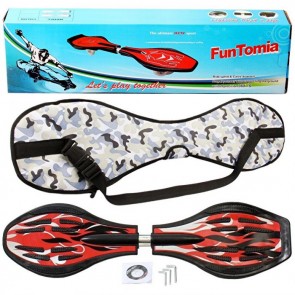 Das Waveboard wird inkl. Tasche, CD und Werkzeug geliefert