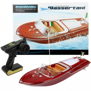 Maximum RC | Motorboot in toller Holzoptik | Spielzeug Boot für Kinder | Venezianisches Wassertaxi