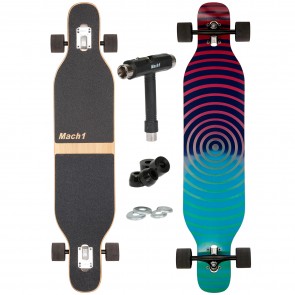 Mach1 Bambus Longboard mit Keramik Kugellager