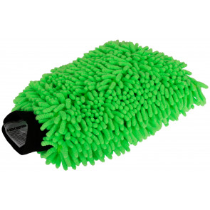 Mikrofaser Auto-Waschhandschuh - schonende Auto- & Motorrad Pflege (grün)