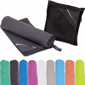 1 Stück Mikrofaser Sport Handtuch 30x50cm (anthrazit)