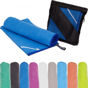 1 Stück Mikrofaser Sport Handtuch 70x140cm (dunkel-blau)