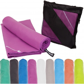 1 Stück Mikrofaser Sport Handtuch 30x50cm (lila)