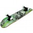 Skateboard mit ABEC-9 Kugellager / Design in Grün Totenkopf.