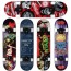 Die Rollen sind Z:b. für solche Skateboards geeigent. (Die Skateboards sind nicht im Lieferumfang enthalten)