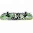 Skateboard mit ABEC-9 Kugellager / Design in Grün Totenkopf.